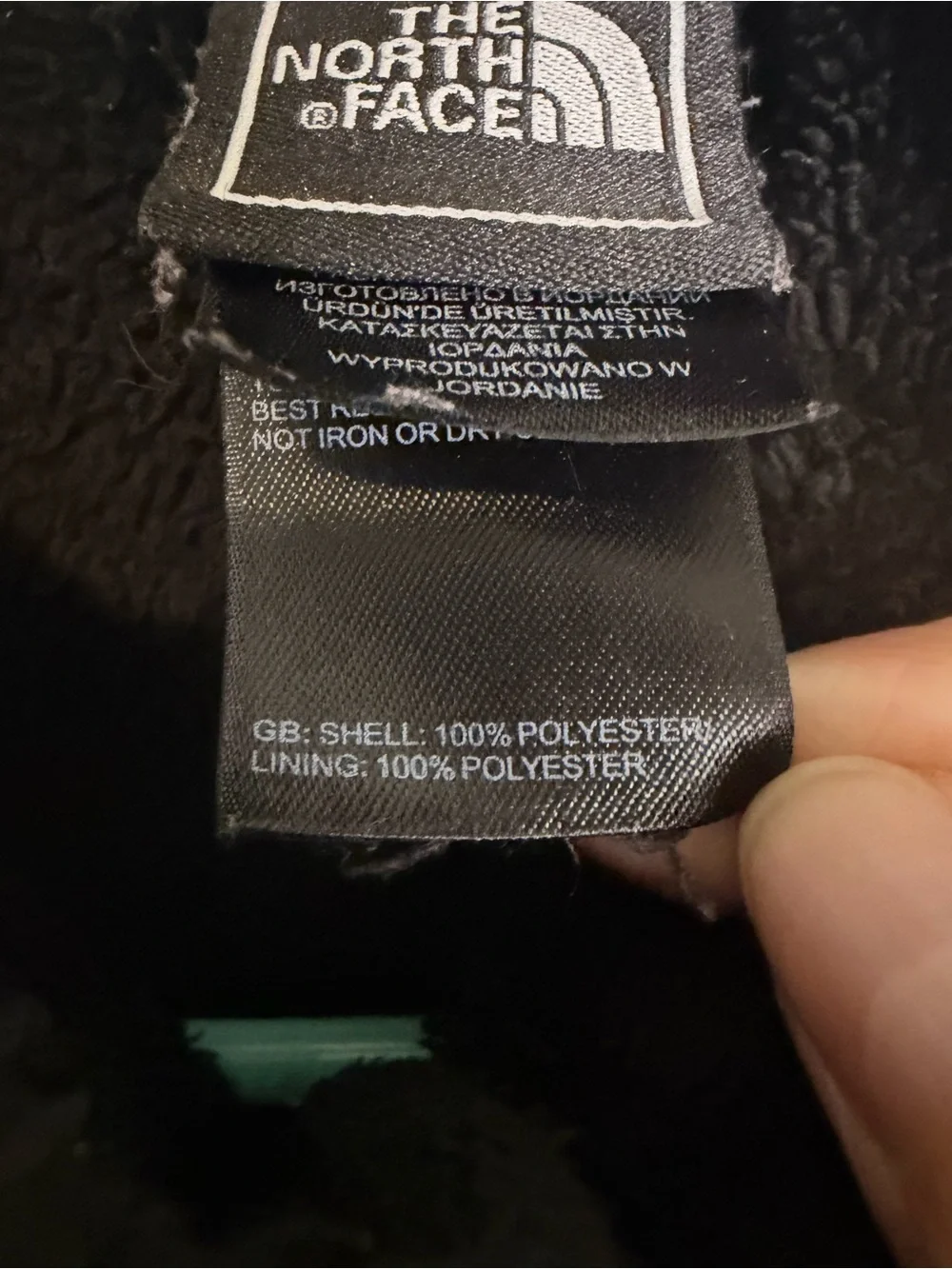 The North Face soft black